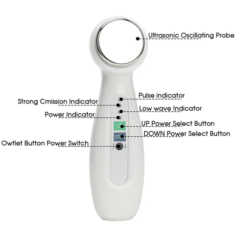 CAVITAÇÃO ULTRASSÔNICA FACIAL CLEANER