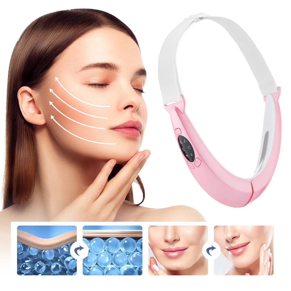 Massageador Facial LED: Lifting, Antienvelhecimento e Modelagem do Contorno Facial!